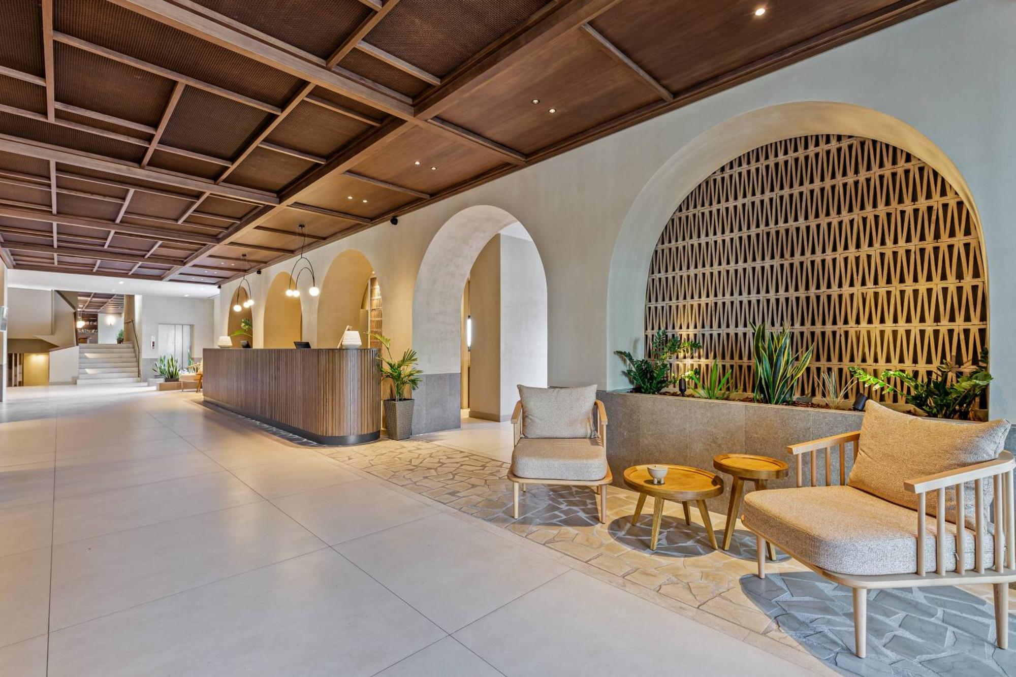 Akrotiri Beach Resort Hotel Paleokastritsa Exteriör bild The lobby of the hotel